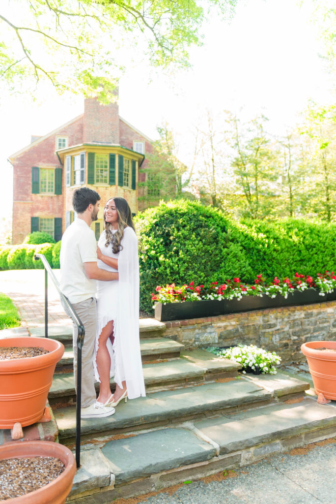 Conestoga House & Gardens Engagement Session with Miranda Eorio Photography in Lancaster Pennsylvania